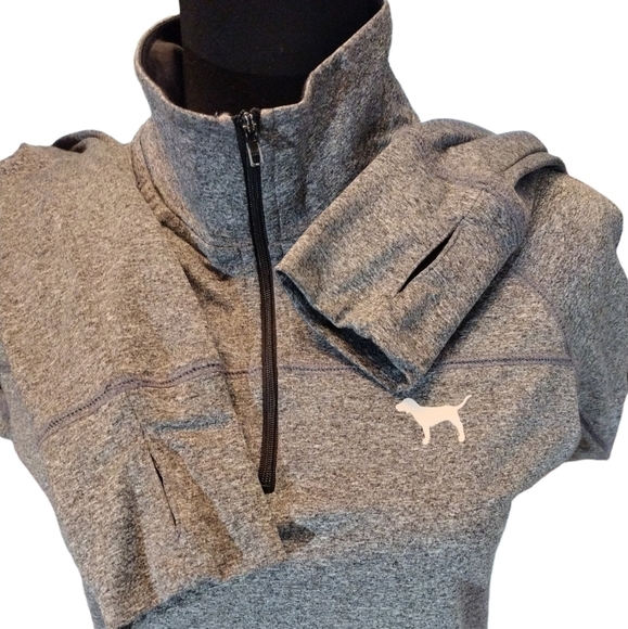 VICTORIA'S Secret Pink Active Wear 1/4 Zip Pullover - Picture 4 of 6
